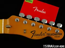 FENDER AV II AMERICAN VINTAGE 1972 TELE THINLINE NECK & TUNERS, 72 MN MAPLE