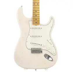 FENDER CUSTOM SHOP 2018 POSTMODERN STRAT JRN RELIC W CC HARDWARE AGED WHITE BLON
