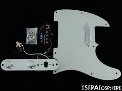 USA FENDER ULTRA TELE LOADED PICKGUARD NOISELESS S-1 TELECASTER ANODIZED