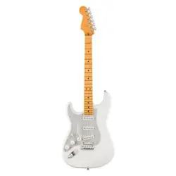 FENDER AMERICAN ULTRA II STRATOCASTER LEFT HANDED AVALANCHE ELECTRIC GUITAR