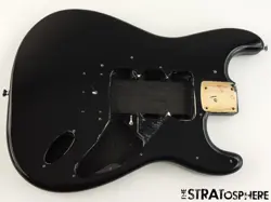 FENDER SQUIER SONIC SERIES STRATOCASTER HT H STRAT BODY BLACK