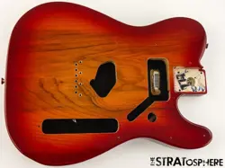 FENDER PLAYER II TELECASTER TELE BODY CHAMBERED ASH AGED CHERRY BURST