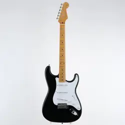 FENDER JAPAN STRATOCASTER ST57-US BLACK USED ELECTRIC GUITAR  2010