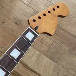 STAINLESS 22FRET ROASTED MAPLE BIG HEAD ST GUITAR NECK ROSEWOOD FOR FENDER STRAT