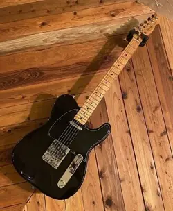 FENDER TELECASTER BLACK FULLERTON ERA 1983