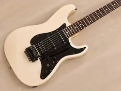 1986 FENDER BOXER SERIES STRATOCASTER SF-451 SSH SNOW WHITE W/ KAHLER, JAPAN MIJ