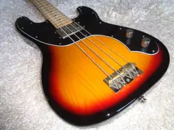 RARE 2008 FENDER SQUIER VINTAGE MODIFIED PRECISION TB TELECASTER BASS SUNBURST.