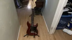 FENDER SQUIER STRAT  STRATOCASTER RED ELECTRIC GUITAR