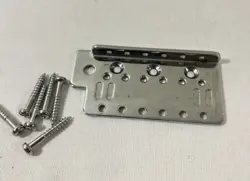 2014 FENDER STRATOCASTER STANDARD CHROME BRIDGE PLATE 2-1/16