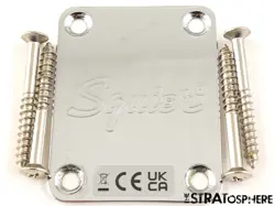 FENDER SQUIER AFFINITY SERIES JAGUAR BASS NECK PLATE, GUITAR CHROME