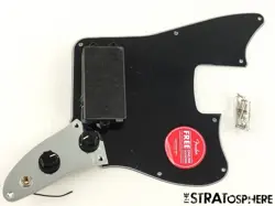 FENDER SQUIER AFFINITY JAGUAR BASS H LOADED PICKGUARD, GUITAR PARTS BLACK