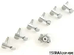 FENDER SQUIER SONIC SERIES, STRAT TELE TUNERS TUNING PEGS, SEALED DIE CAST