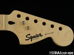 FENDER SQUIER SONIC MUSTANG SERIES GUITAR NECK, GUITAR PARTS MN MAPLE!