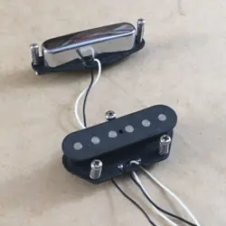 2 VINTAGE 1980S MATCHED FENDER TELE PICKUPS MIJ JAPAN TELECASTER RELIC FUJI GEN