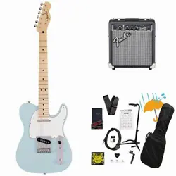 FENDER MADE IN JAPAN JUNIOR COLLECTION TELECASTER MAPLE FB SATIN DAPHNE BLUE FEN