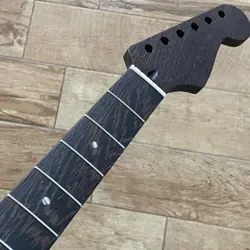 22 STAINLESS FRETS START ELECTRIC GUITAR NECK WENGE NITRO SATIN FOR DIY FENDER