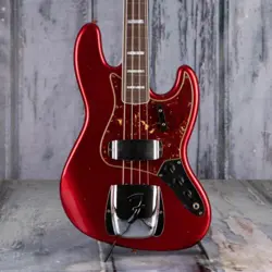 FENDER CUSTOM SHOP LIMITED 1966 JAZZ BASS JOURNEYMAN RELIC BASS, AGED CANDY APPL