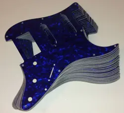 STRAT PICKGUARDS - HSS BLUE PEARL - PARTS FIT FENDER - LOT #2