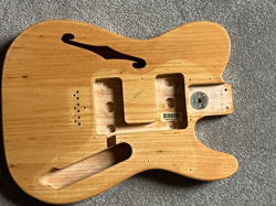 2013 FENDER TELECASTER THINLINE GUITAR BODY NATURAL MIM