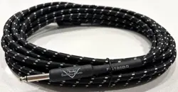 FENDER CUSTOM SHOP PERFORMANCE SERIES CABLE 18.6FT BLACK TWEED STRAIGHT-STRAIGHT