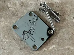 1980S FENDER USA AMERICAN NECK PLATE GUITAR BASS PRECISION STRATOCASTER