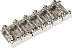 FENDER AMERICAN STANDARD STRATOCASTER BRIDGE SADDLES ('08-PRESENT), NICKEL, SET