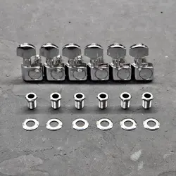 2005 FENDER USA HIGHWAY ONE STRAT / TELE CHROME TUNERS SET FOR ELECTRIC GUITAR