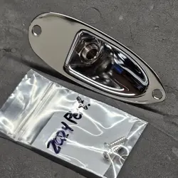 2024 FENDER AMERICAN PERFORMER CHROME OUTPUT JACK ASSEMBLY - USA ELECTRIC GUITAR