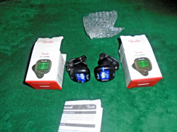 2 CT. FENDER FT-1 TUNER PRO CLIP ON TUNER NO BATTERIES FREE S/H TESTED WORKS.
