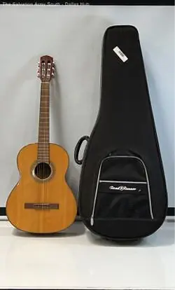 FENDER CN90 NAT ACOUSTIC GUITAR IN HYBRID ROAD RUNNER CASE
