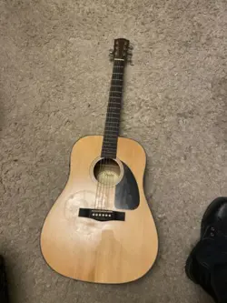 FENDER CD-60SCE DREADNOUGHT ACOUSTIC-ELECTRIC GUITAR - NATURAL FINISH