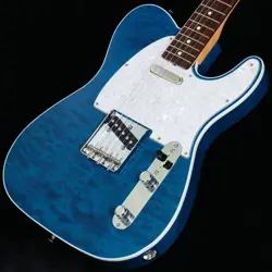 FENDER FSR MIJ TRADITIONAL 60S CUSTOM TELECASTER QUILTED MAPLE TRANSLUCENT BLUE