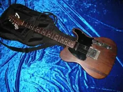 ELECTRIC GUITAR FENDER JAPAN GEORGE HARRISON TELECASTER ALL ROSE WITH SOFT CASE