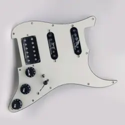 FOR FENDER STRAT GUITAR PREWIRED LOADED PICKGUARD SSH ALNICO 5 HUMBUCKER PICKUPS