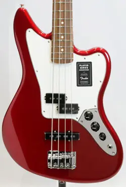 FENDER PLAYER JAGUAR BASS (CANDY APPLE RED)