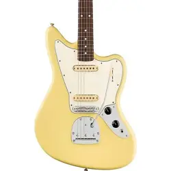FENDER PLAYER II JAGUAR ROSEWOOD FINGERBOARD ELECTRIC GUITAR HIALEAH YELLOW