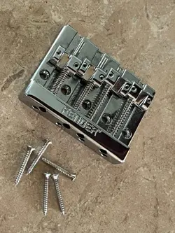 FENDER HIMASS 4-STRING BASS BRIDGE JAZZ PRECISION CHROME