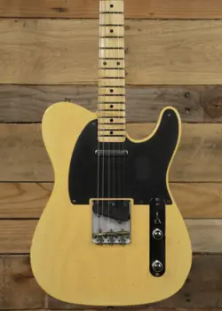 FENDER CUSTOM SHOP '53 TELECASTER JOURNEYMAN AGED NOCASTER BLONDE W/ CASE