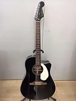 FENDER SONORAN SCE BLACK ACOUSTIC ELECTRIC GUITAR SAFE DELIVERY FROM JAPAN