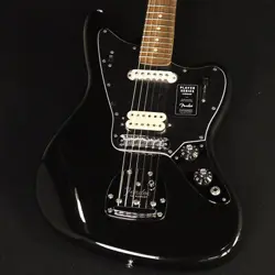 NEW FENDER / PLAYER SERIES JAGUAR BLACK PAU FERRO S/N:MX22310927 ELECTRIC GUITAR
