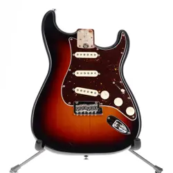 FENDER AMERICAN PRO II STRATOCASTER BODY 3 TONE SUNBURST FINISH FULLY LOADED!