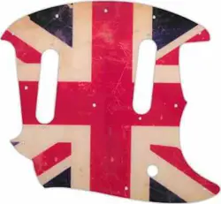 WD CUSTOM PICKGUARD FOR FENDER AMERICAN PERFORMER MUSTANG #G04 BRITISH FLAG R...