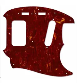 RED TORTOISE PICKGUARD FOR VINTAGE USA FENDER MUSTANG® PG-0581-044