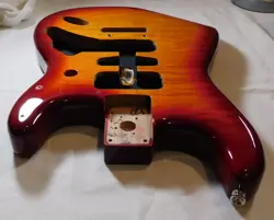 FENDER PLAYER STRATOCASTER PLUS TOP AGED CHERRY BURST ELECTRIC GUITAR BODY