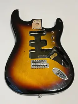 2009 FENDER STRATOCASTER SUNBURST GUITAR BODY - MIM