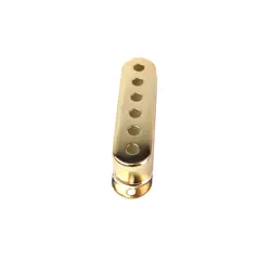 48MM GOLD PLATED SINGLE COIL PICKUP COVER FOR STRATOCASTER FENDER GUITAR A