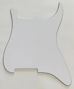 FOR 3 PLY FENDER STRATOCASTER STRAT BLANK STYLE GUITAR PICKGUARD,WHITE