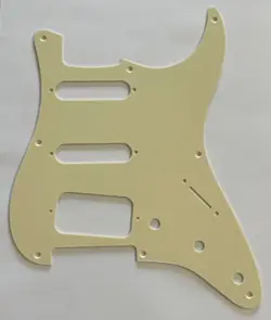 FOR 1-PLY FENDER 8 SCREW STRATOCASTER START HSS GUITAR PICKGUARD,VINTAGE YELLOW