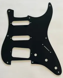 FOR 1-PLY FENDER 8 SCREW STRATOCASTER START HSS STYLE GUITAR PICKGUARD,BLACK