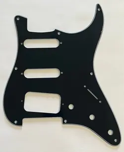 FOR 3-PLY FENDER 8 SCREW STRATOCASTER START HSS STYLE GUITAR PICKGUARD,BLACK
